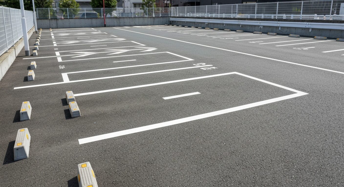 熊本市エリアの駐車場ライン引き費用相場