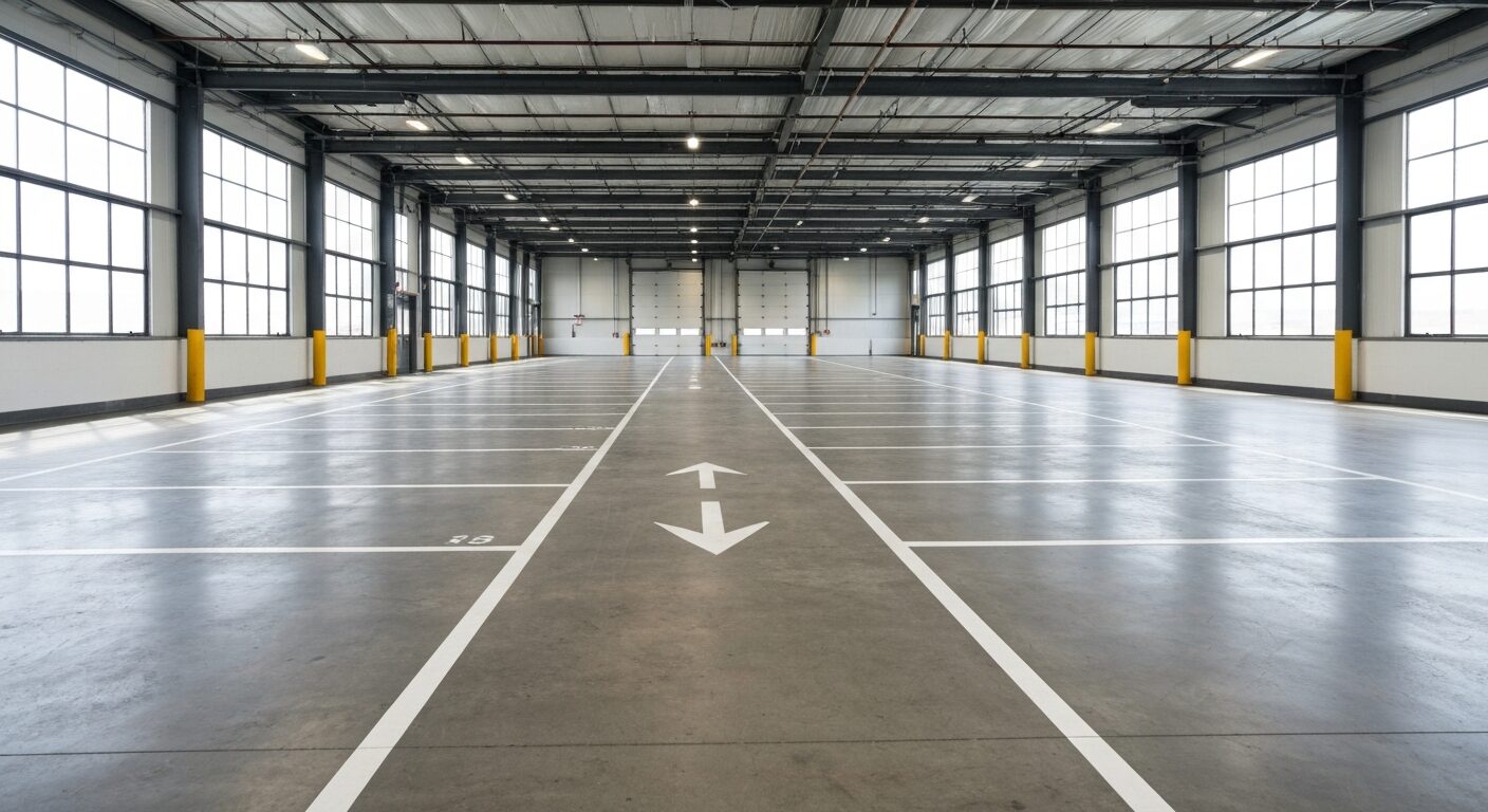 床ラインによる動線表示の方法と色分けルール