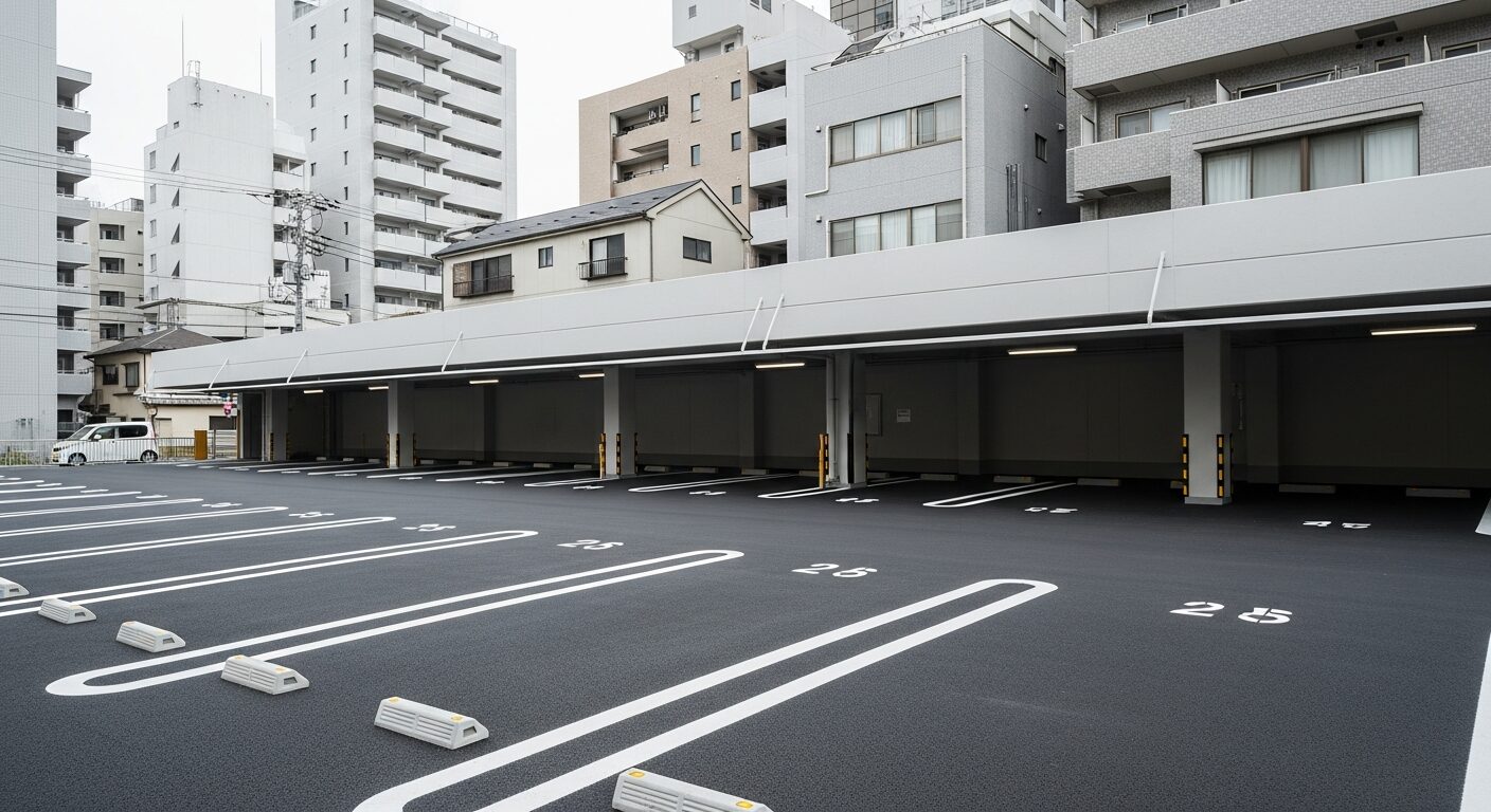 施設別|福岡県の駐車場ライン工事の注意点