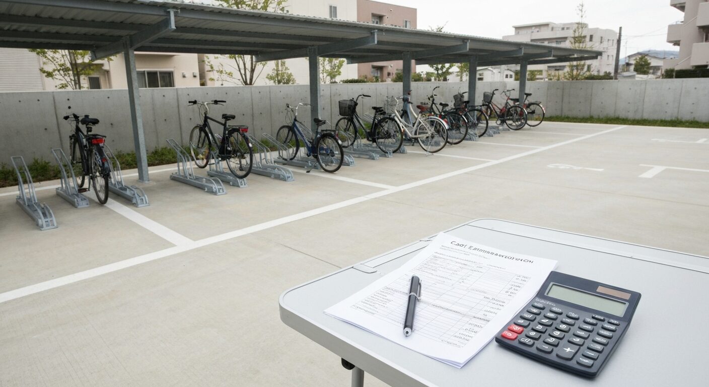 駐輪場・二輪区画の工事費用の目安