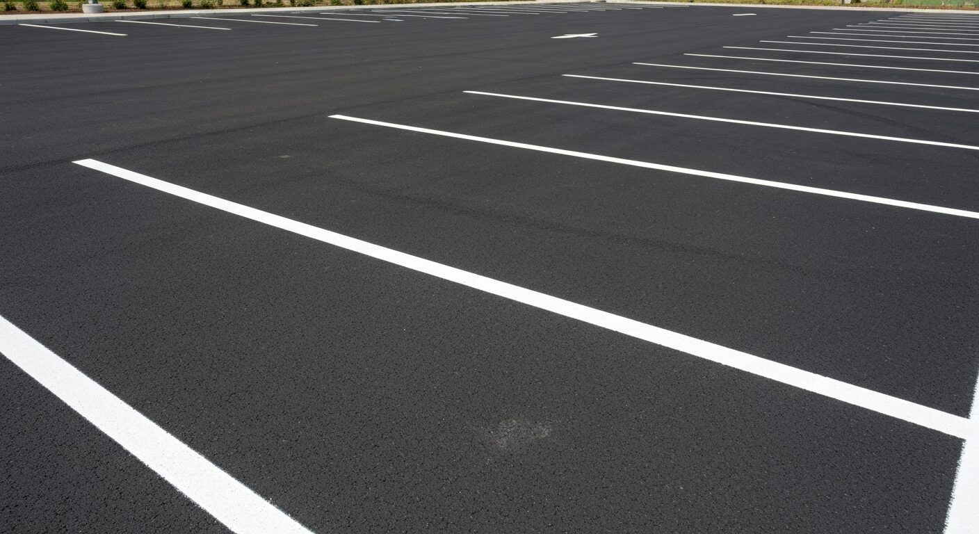 駐車場の白線が消える4つの原因