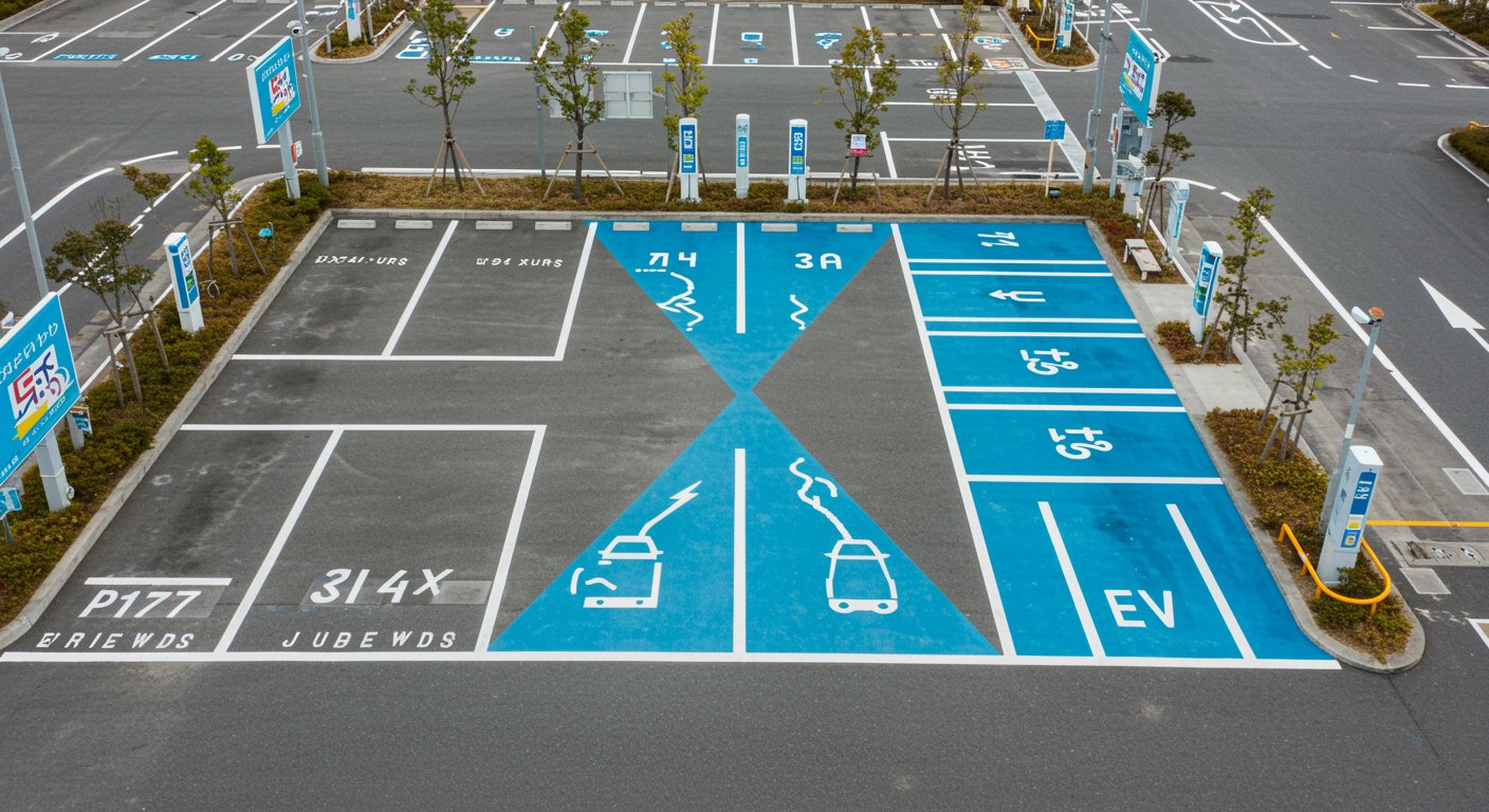 EV充電区画のサイズ規格と設計ポイント