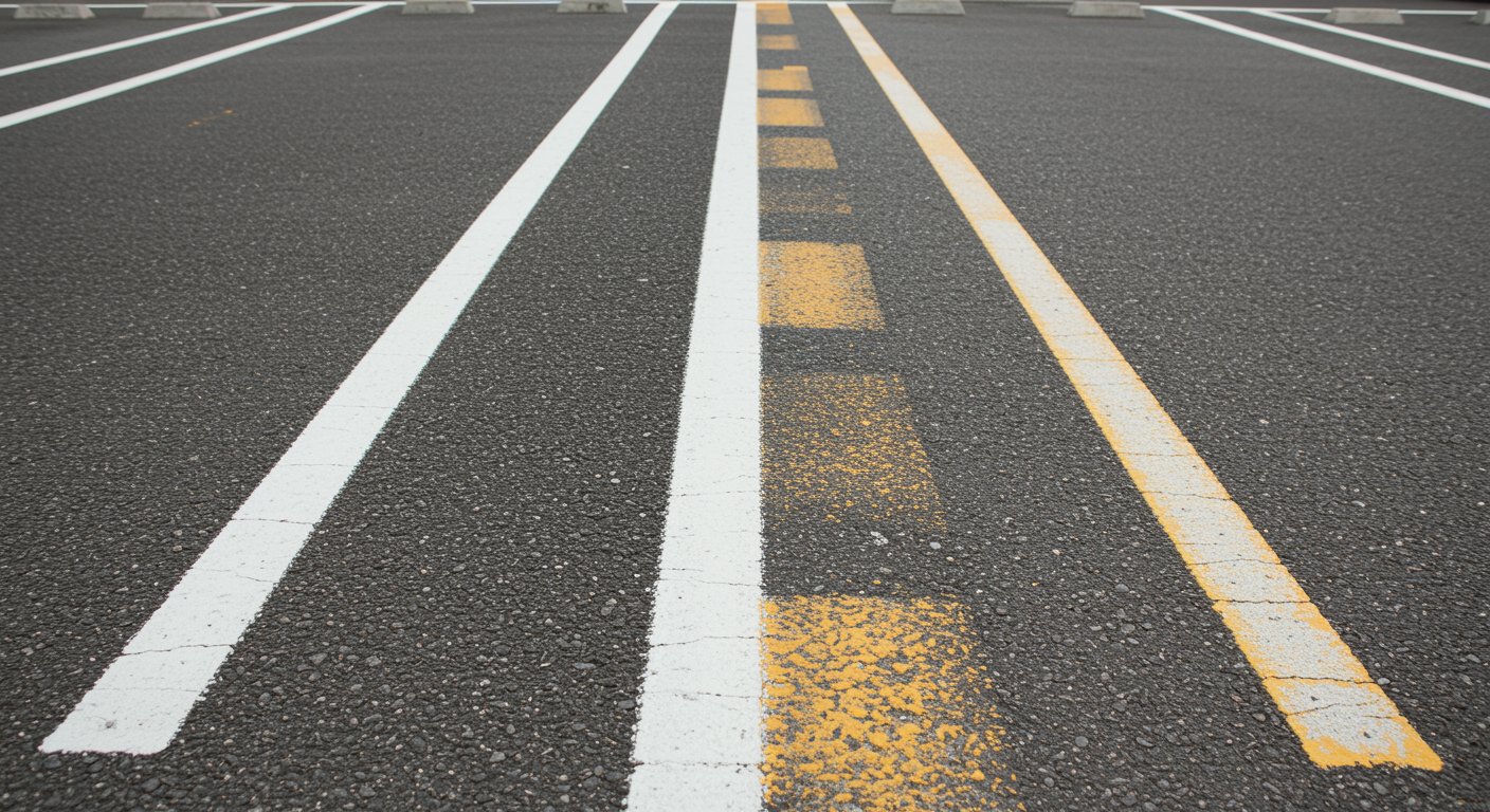 事例1：商業施設｜通路の面塗り＋矢印で回遊性向上