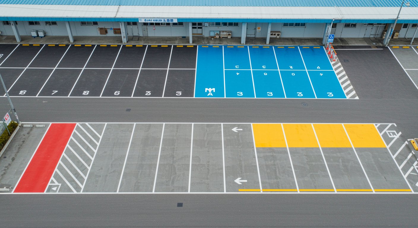 カラー区画の基本スキームと色分けルール