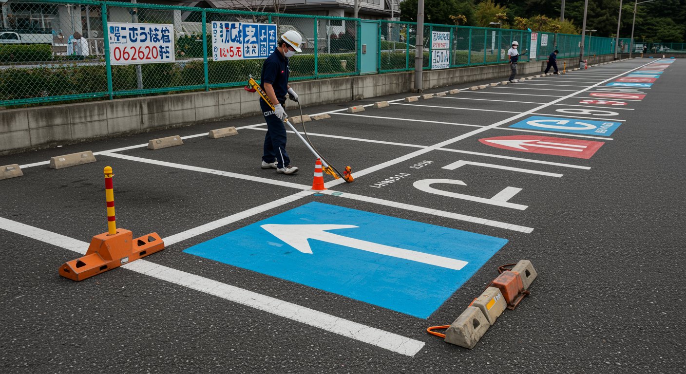 読みやすい路面表示の3大原則