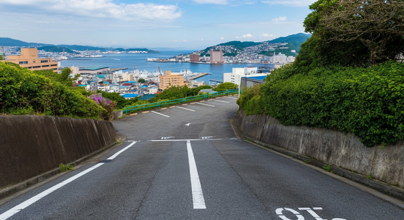 長崎市の駐車場ライン引き事情