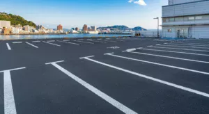 長崎市の駐車場ライン引き